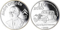 France 1-1/2 Euro André Citriën, Paris, BE, Argent -