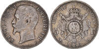 France 5 Francs Monnaie, Napoleon III, Napoléon III, Lyon, Argent -
