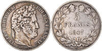 France 5 Francs Monnaie, Louis-Philippe, Paris, Argent -