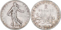 France 2 Francs Monnaie, Semeuse, Paris, Argent, Gadoury:532 -