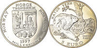 Norvège 5 Euro Natur Vern, Castor, Proof, Cupro-nickel -