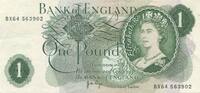 Grande-Bretagne 1 Pound Billet, KM:374g -