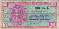 États-Unis 10 Cents Billet, KM:M30a -