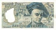France 50 Francs Quentin de La Tour, C.38 704067, Fayette:F67.17 -