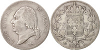 France 5 Francs Monnaie, Louis XVIII, Bayonne, Argent, KM:711.8 -