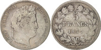 France 5 Francs Monnaie, Louis-Philippe, Rouen, Argent, KM:749.2 -