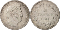 France 5 Francs Monnaie, Louis-Philippe, Rouen, Argent, KM:749.2 -