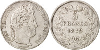 France 5 Francs Monnaie, Louis-Philippe, Strasbourg, Argent -