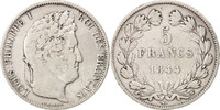 France 5 Francs Monnaie, Louis-Philippe, Lille, Argent, KM:749.13 -
