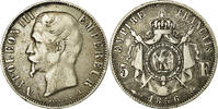 France 5 Francs Monnaie, Napoleon III, Napoléon III, Paris, Argent -