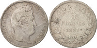 France 5 Francs Monnaie, Louis-Philippe, Paris, Argent, KM:745.1 -