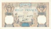 France 1000 Francs G.8313 139, Fayette:38.39, KM:90c -