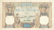 France 1000 Francs Y.1616 369, Fayette:37.06, KM:79b -