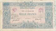 France 1000 Francs Bleu et Rose, M.1448 936, Fayette:36.36, KM:67i -