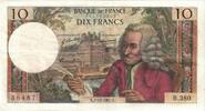 France 10 Francs Voltaire, B.380, Fayette:62.30, KM:147c -