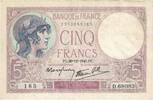 France 5 Francs D.68083, Fayette:4.18, KM:83 -