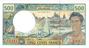 Tahiti 500 Francs Billet, KM:25d -