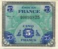 France 5 Francs Drapeau/France, 40091875, KM:115a -