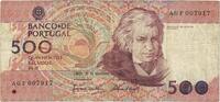 Portugal 500 Escudos Billet, 1987-11-20, KM:180a -