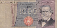 Italie 1000 Lire Billet, 1980-09-06, KM:101g -