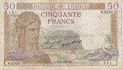 France 50 Francs Cérès, D.6345, Fayette:17.39, KM:81 -