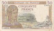 France 50 Francs Cérès, A.8014, Fayette:18.11, KM:85b -