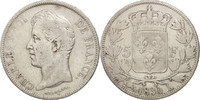 France 5 Francs Monnaie, Charles X, Bayonne, Argent, KM:728.8 -