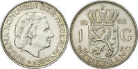 Pays-Bas Gulden Juliana, Argent, KM:184 -