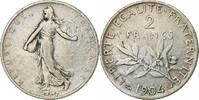 France 2 Francs Semeuse, Paris, Argent, Gadoury:532, KM:845.1 -