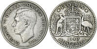 Australie Florin George VI, Melbourne, Argent, KM:40a -