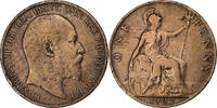Grande-Bretagne Penny Edward VII, Bronze, KM:794.2 -