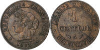 France Centime Cérès, Paris, Bronze, Gadoury:88, KM:826.1 -