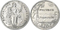 Polynésie française 2 Francs Paris, Aluminium, Lecompte:37 -