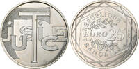 France 25 Euro Justice, Argent, Gadoury:EU 648 -