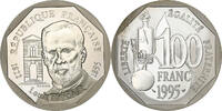 France 100 Francs Louis Pasteur, Paris, Argent, KM:1134 -