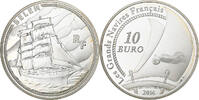 France 10 Euro Le Belem, BE, Paris, Argent -