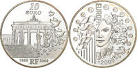 France 10 Euro Europa, Paris, Argent, KM:1591 -