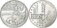 Belgique 500 Francs, 500 Frank Europa, Bruxelles, Argent, KM:212 -