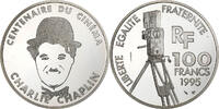 France 100 Francs Charlie Chaplin, Paris, Argent, KM:1076 -
