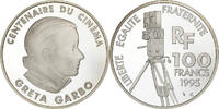 France 100 Francs Greta Garbo, Paris, Argent, KM:1092 -