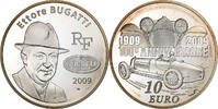 France 10 Euro Ettore Bugatti, Paris, Argent, KM:1606 -