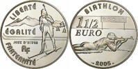 France 1-1/2 Euro Jeux d'Hiver- Biathlon, Paris, Argent, KM:1423 -