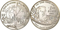 France 1-1/2 Euro Tour du Monde en 80 Jours, Jules Verne, Paris, Argent -