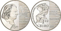 France 1-1/2 Euro Frédéric Chopin, Paris, Argent, KM:2027 -