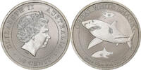 Canada 50 Cents Élisabeth II, Requin Blanc, Ottawa, BE, Argent -