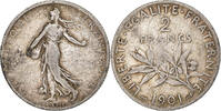 France 2 Francs Semeuse, Paris, Argent, Gadoury:532, KM:845.1 -