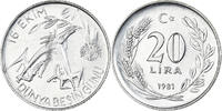 Turquie 20 Lira Istanbul, Aluminium, KM:946 -