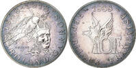 France 10 Francs Paris, BE, Argent, Gadoury:821, KM:965a -