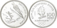 France 100 Francs JO Albertville 92, Paris, BE, Argent -