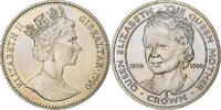Gibraltar Crown Élisabeth II, Cupro-nickel, KM:46 -